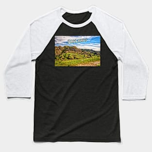 North Dakota Badlands Baseball T-Shirt